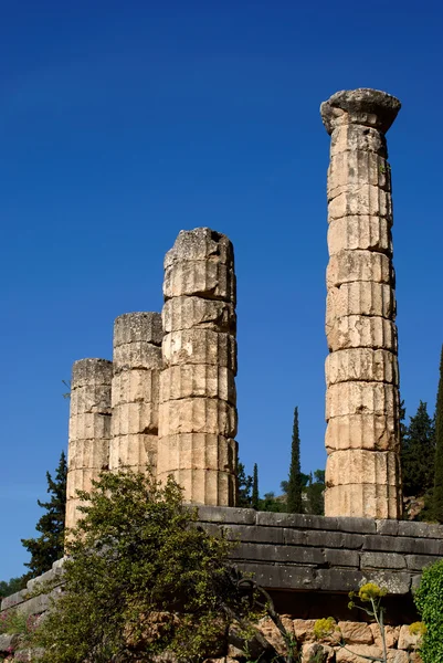 Antika tempel colums — Stockfoto