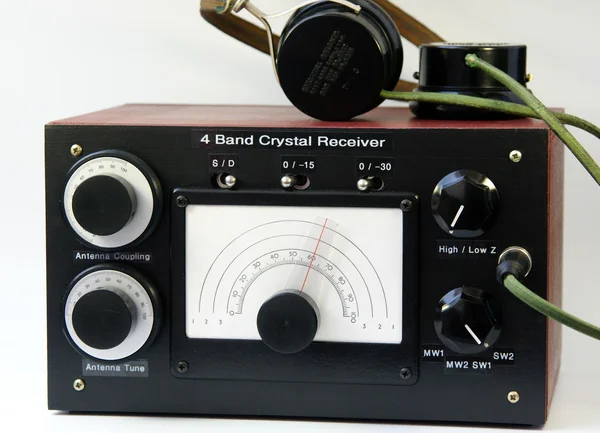 Radio de cristal casera — Foto de Stock