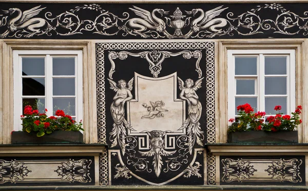 Okna w Pradze — Zdjęcie stockowe