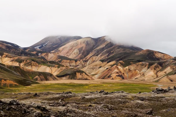Πολύχρωμο βουνά της landmannalaugar — Φωτογραφία Αρχείου
