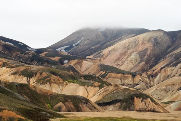 Las coloridas montañas de Landmannalaugar — Foto de Stock