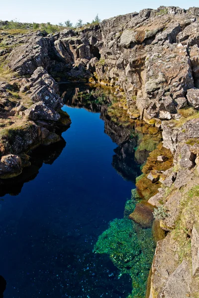Piccolo fiume a Thingvellir — Foto Stock