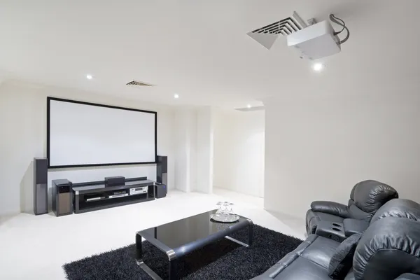 Home theater kamer — Stockfoto