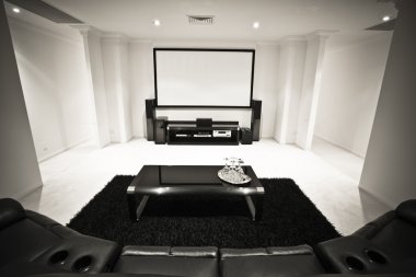 Home Theatre Room clipart