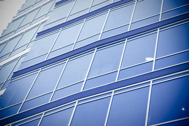 Modern corporate glass building clipart