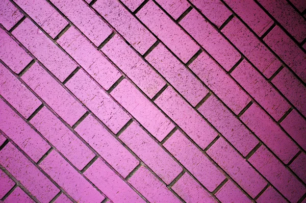 분홍색 벽돌 벽 — 스톡 사진