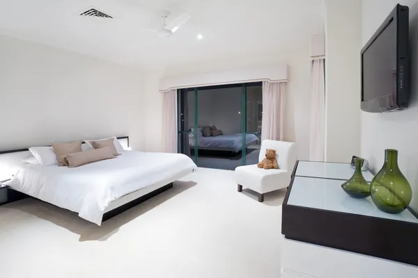 Master slaapkamer in luxe herenhuis — Stockfoto
