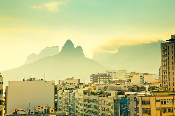 Городской ландшафт Рио-де-Жанейро Бразилия — стоковое фото