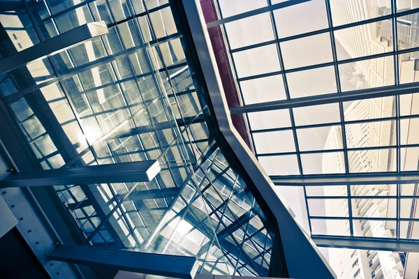 Futuristisches architektonisches Detail Firmengebäude — Stockfoto
