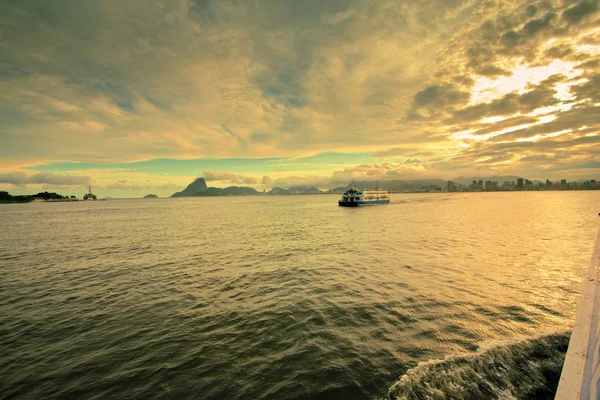Ferry to Rio De Janeiro Brazil — Stock Photo, Image