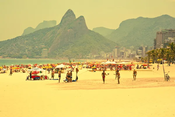 Spiaggia di Ipanema Rio De Janeiro Brasile — Foto Stock