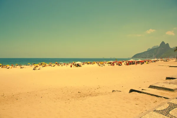Spiaggia di Ipanema Rio De Janeiro Brasile — Foto Stock