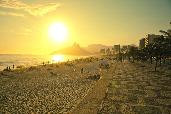Praia de Ipanema Rio De Janeiro Brasil — Fotografia de Stock