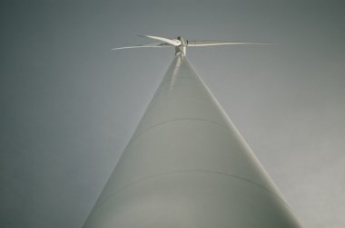 Windmill from below looking up clipart