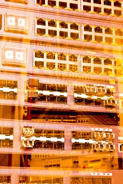 Rack Mounted Servers — Stock Photo, Image