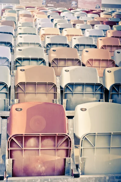 Retro Stadium Seats — Stock Photo, Image