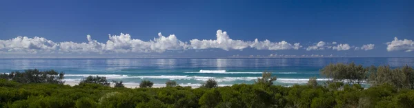 Blick auf Strand und Meer — Stockfoto