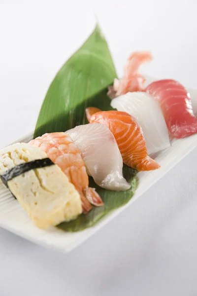 Sushi tallrik — Stockfoto