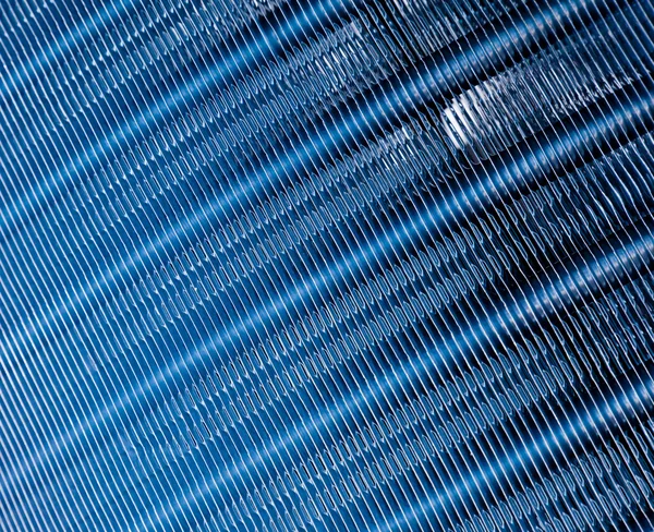 Modré kovové pletivo — Stock fotografie