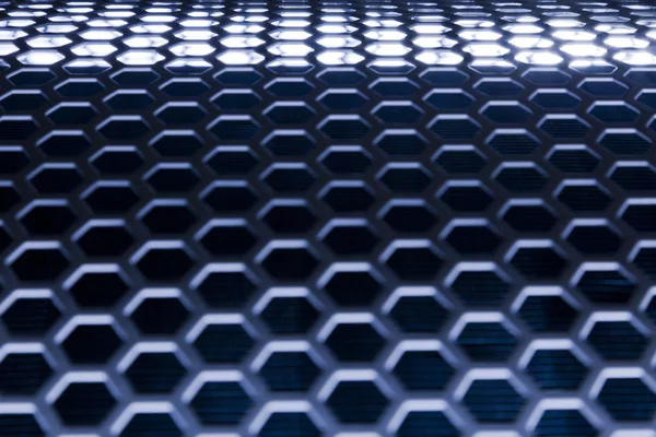 Mavi metal mesh — Stok fotoğraf