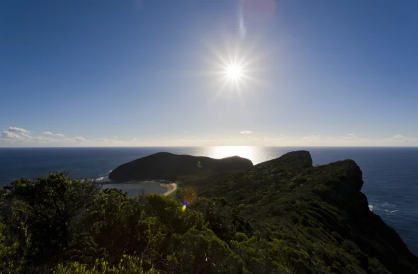 Pôr do sol na Ilha Tropcial — Fotografia de Stock