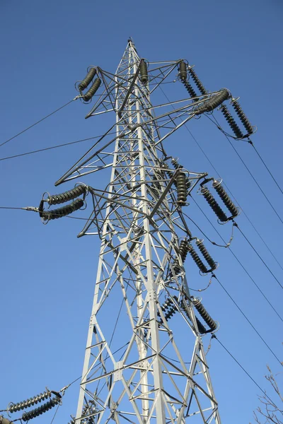 One electric pole — Stock Photo, Image