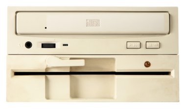 CD unit and floppy disk unit clipart