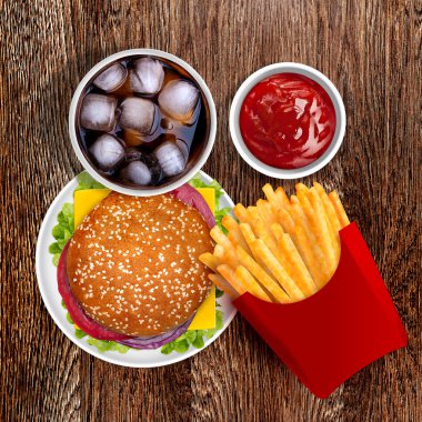 Cheeseburger clipart