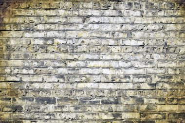 Old Picture Effect - Traditional Aged White Brick Wall clipart