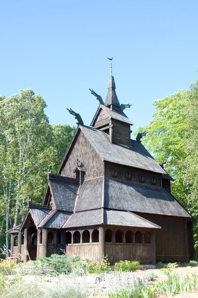 stock image Old Wooden Church