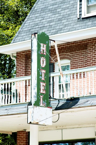 Oude hotel — Stockfoto