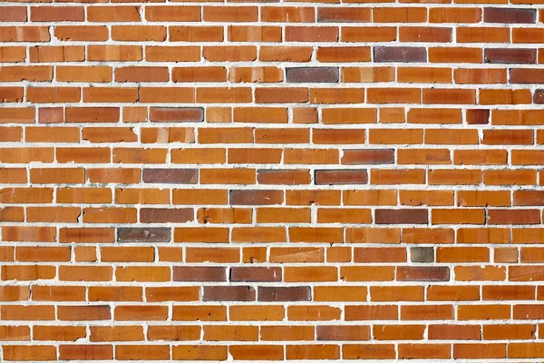 Červená brickwall textur a pozadí — Stock fotografie