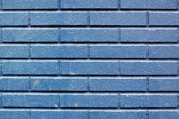 Tmavě modrá brickwall textur a pozadí — Stock fotografie