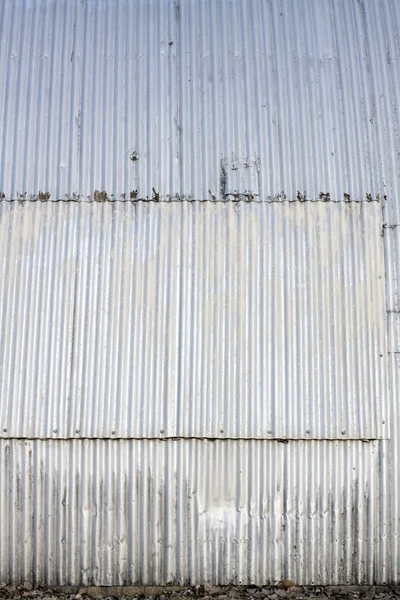 Průmyslové staré kovové stěny — Stock fotografie