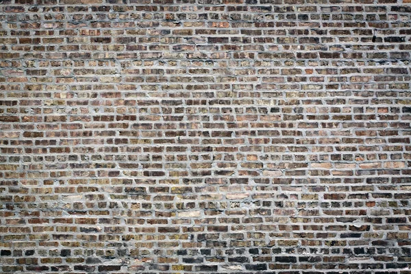大きな茶色のレンガの壁 — ストック写真
