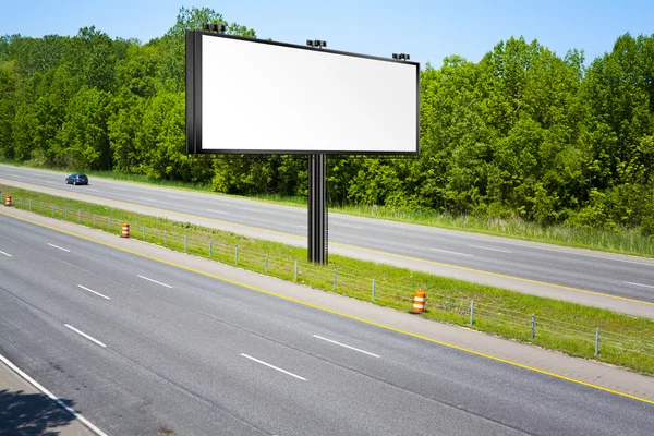 Billboard sul pedaggio americano — Foto Stock