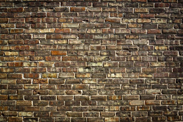Hellbraune Ziegelmauer — Stockfoto