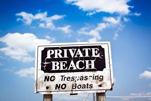 Soukromá pláž — Stock fotografie