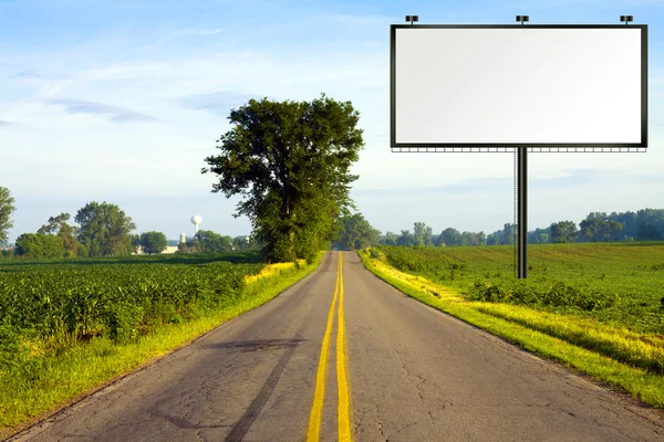 Billboard op Amerikaanse road — Stockfoto