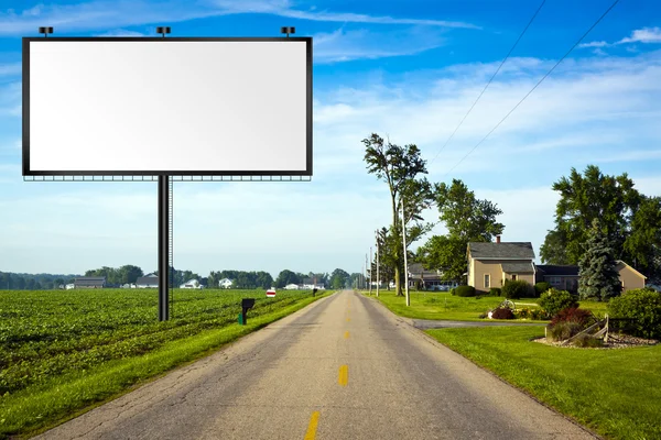 Billboard na estrada americana — Fotografia de Stock