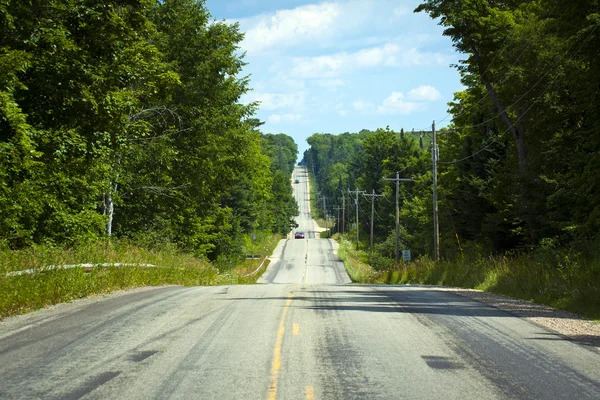 Americká country road — Stock fotografie