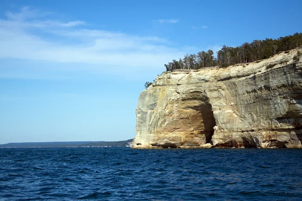 Upper peninsula - na zdjęciu skały Narodowy Jeziora — Zdjęcie stockowe