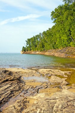 üst Yarımadası (resimde rock Ulusal göl kıyısı) - michigan, ABD