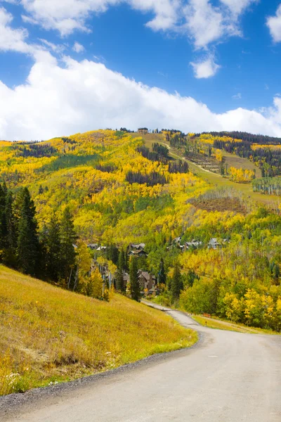 Podzimní krajina v Coloradu — Stock fotografie