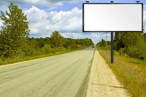 Billboard on American Country Road — Stock Photo, Image