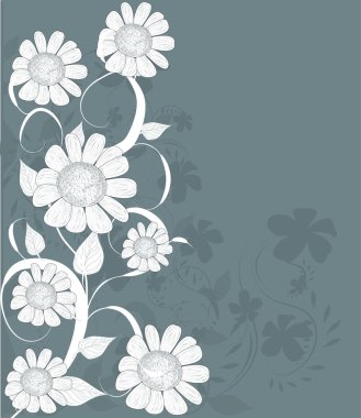 vektör çiçek yaratıcı dekoratif arka plan