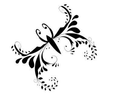 abstract butterfly clipart