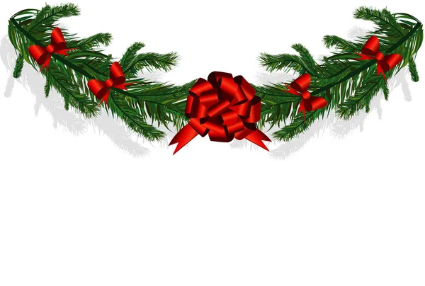 Ramos de árvore de Natal —  Vetores de Stock