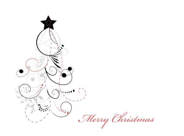 Абстрактная рождественская ёлка
