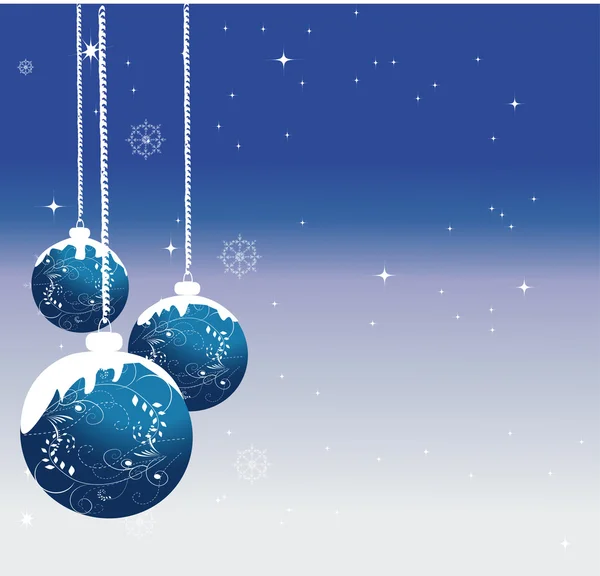 Boules de Noël ornées — Image vectorielle